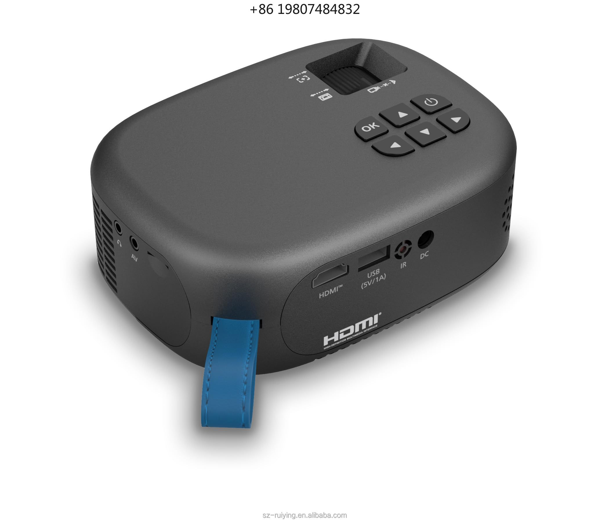 Home Cinema Kids - Tragbarer HD 720P 1080P Mini Taschenprojektor