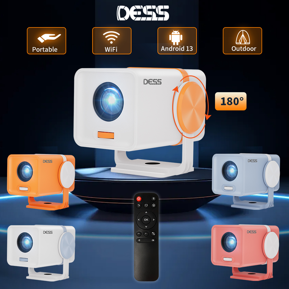 Home Cinema Focal - DESS Projektor Android 13 Dual-Band Wifi6