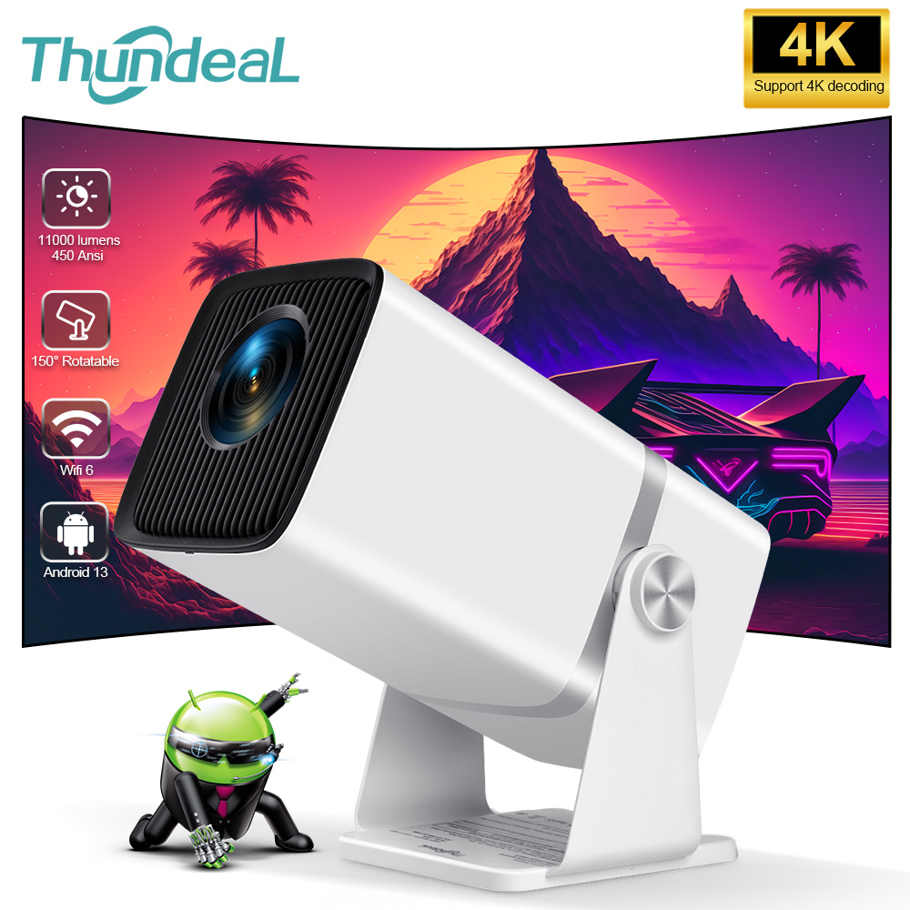 Home Cinema Hdmi - ThundeaL Mini HD-Projektor TD80W PK HY320