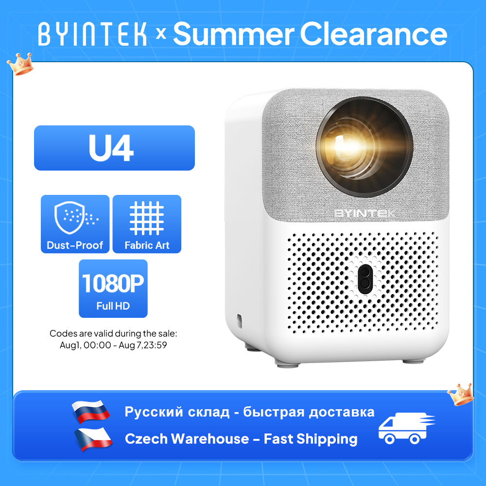 Home Cinema Focal - BYINTEK Full HD Mini-Projektor U4 LOVE