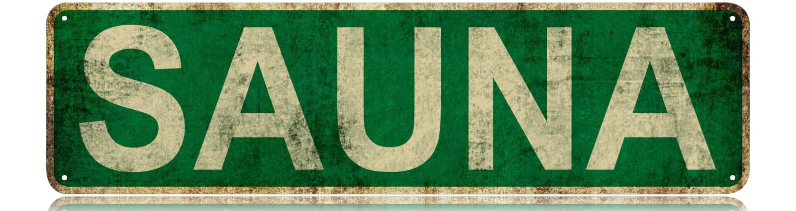 Home Cinema Logo - Sauna schlanke Zinn Zeichen Straße lustige