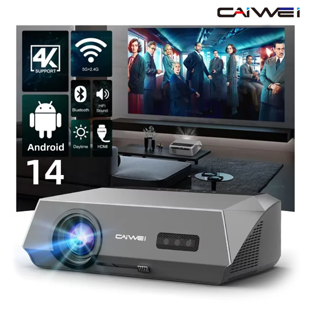 Home Cinema Hdmi - CAIWEI A10Q Projektor 4K Full HD