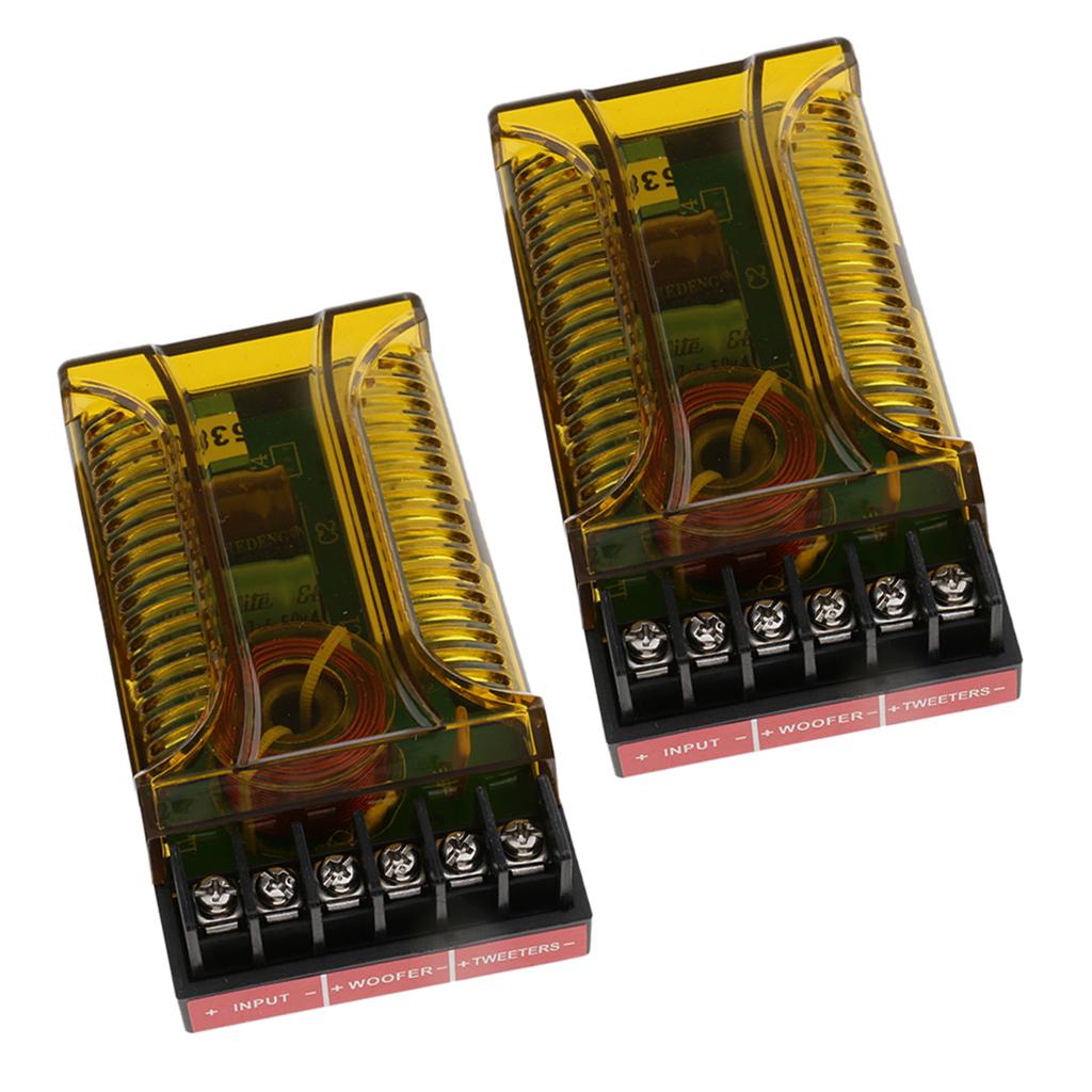 Home Theater Speaker - Lautsprecher-Frequenzweichenfilter 120W 2-Wege-Frequenzteiler aus robustem Metall
