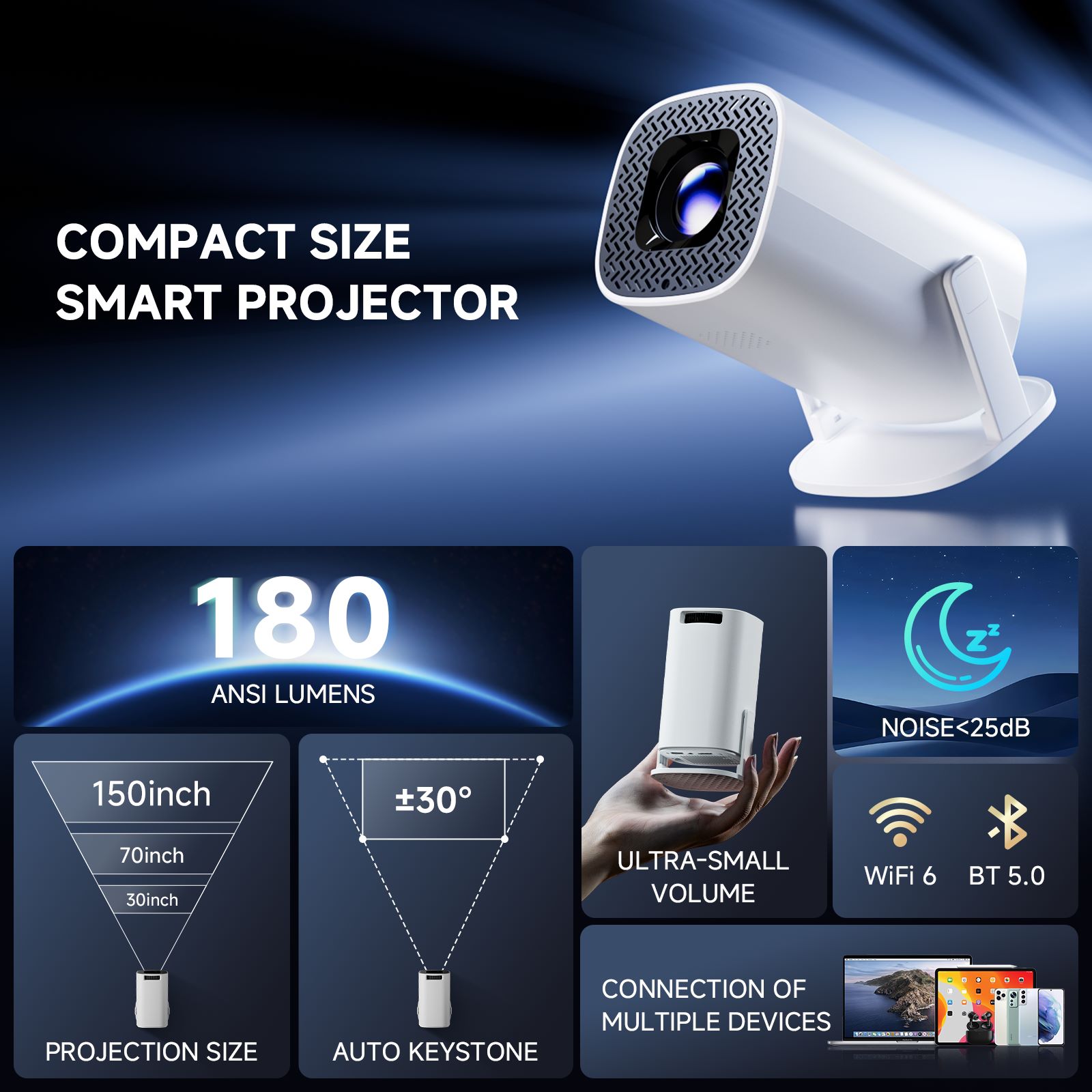 HONGTOP P30PRO Smart Mini Proj – Home Cinema Focal Bewertung und Preis