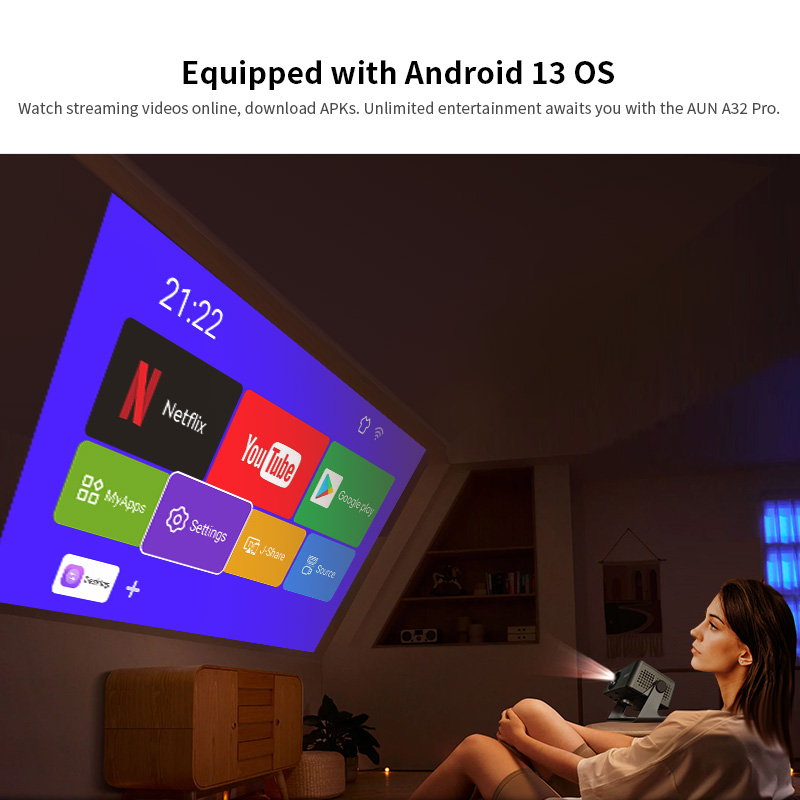 AUN A32 Pro Android 13 Projekt – Home Cinema Focal Bewertung und Preis