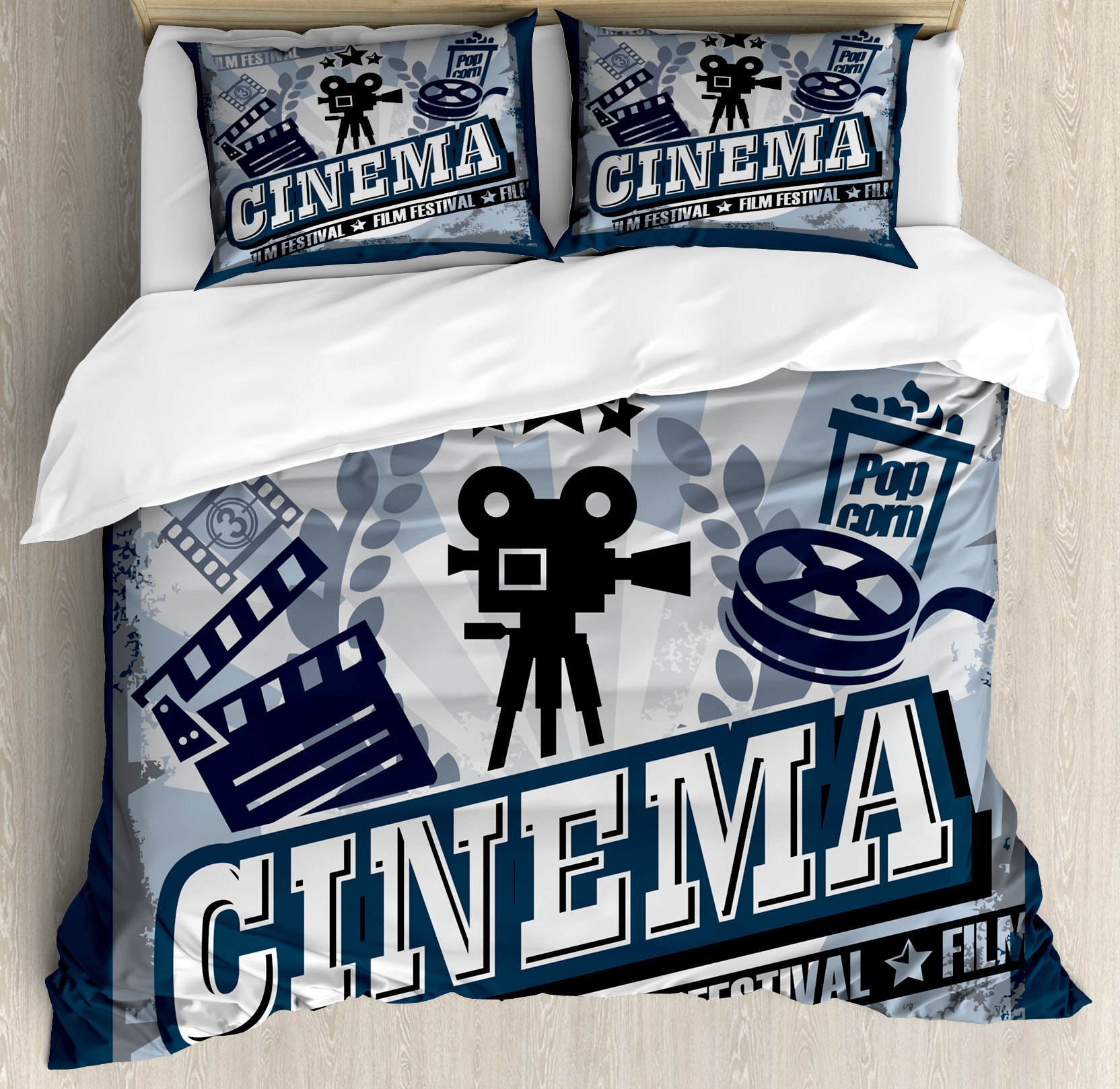 Vintage Kino-Ticket Bettbezug  – Home Cinema Kids Bewertung und Preis