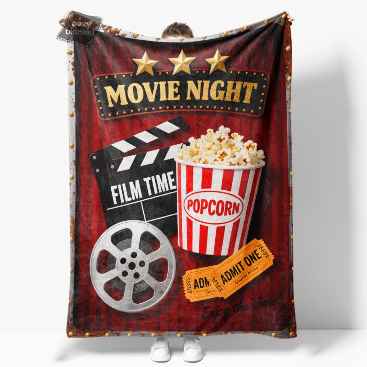 Retro Kino-Filmnacht-Decke Kla – Home Cinema Tickets Bewertung und Preis