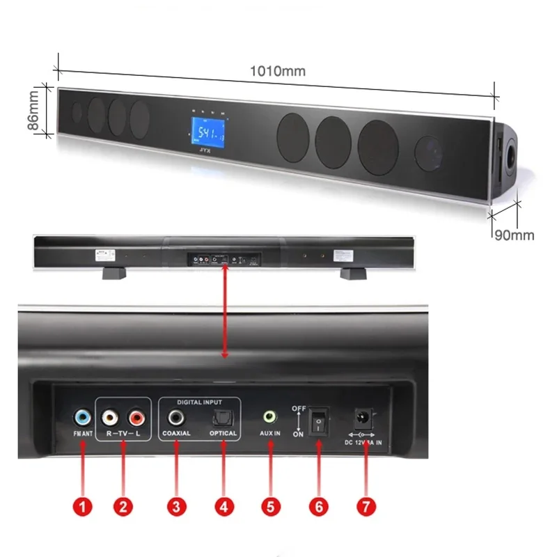 Museeq Kabelloses Heimkino-Sys – Home Cinema Of Soundbar Bewertung und Preis