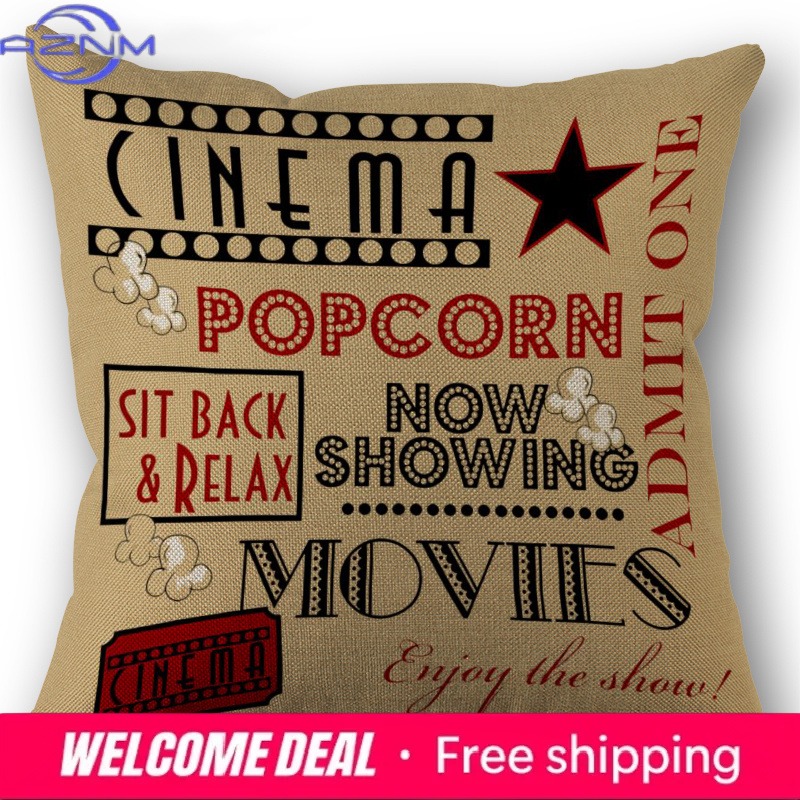 Kissenbezug mit Kino-Ticket-Mo – Home Cinema Tickets Bewertung und Preis
